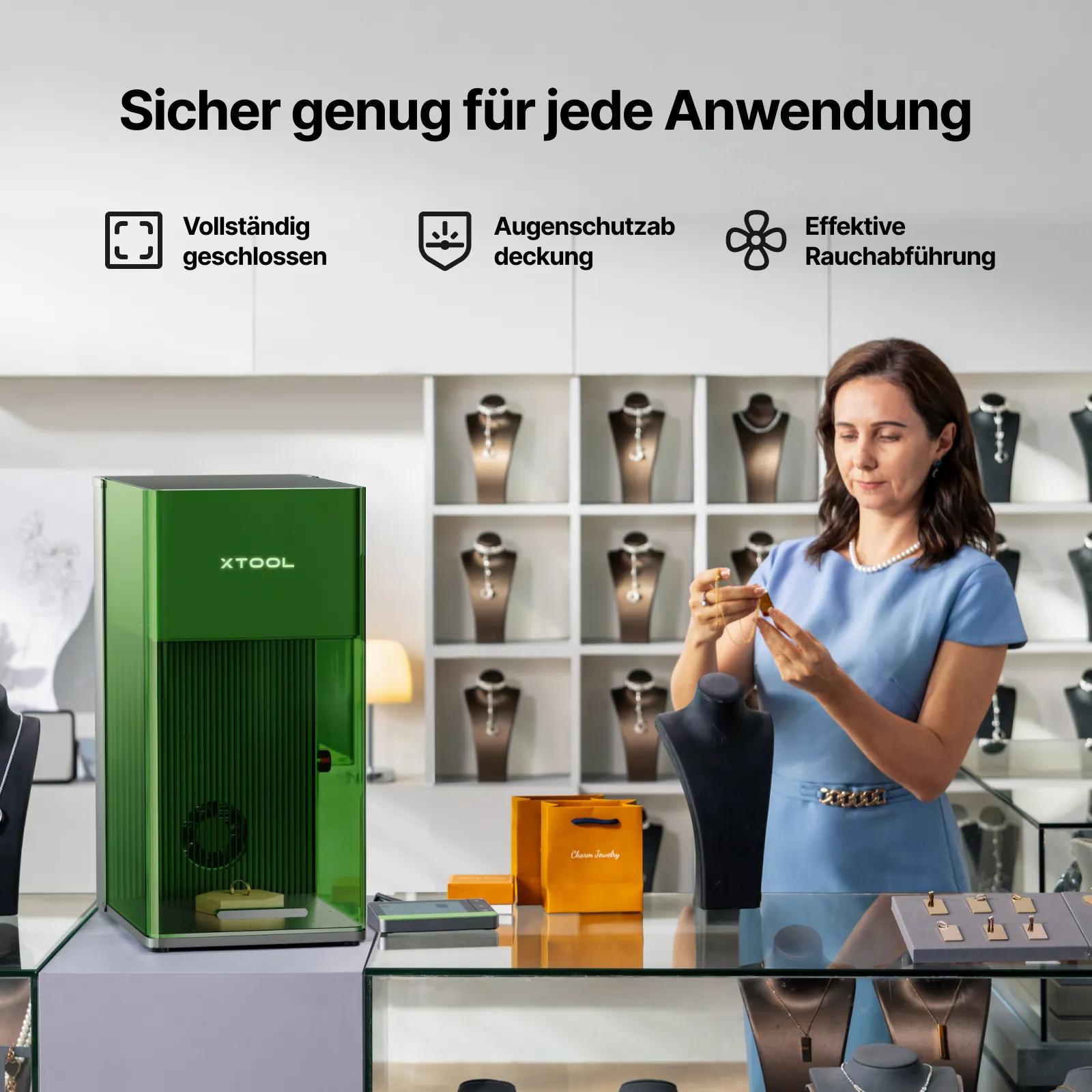 xTool F1 Ultra 20W Fiber- und Diode-Dual-Laser-Gravierer für Bildung - Image 11