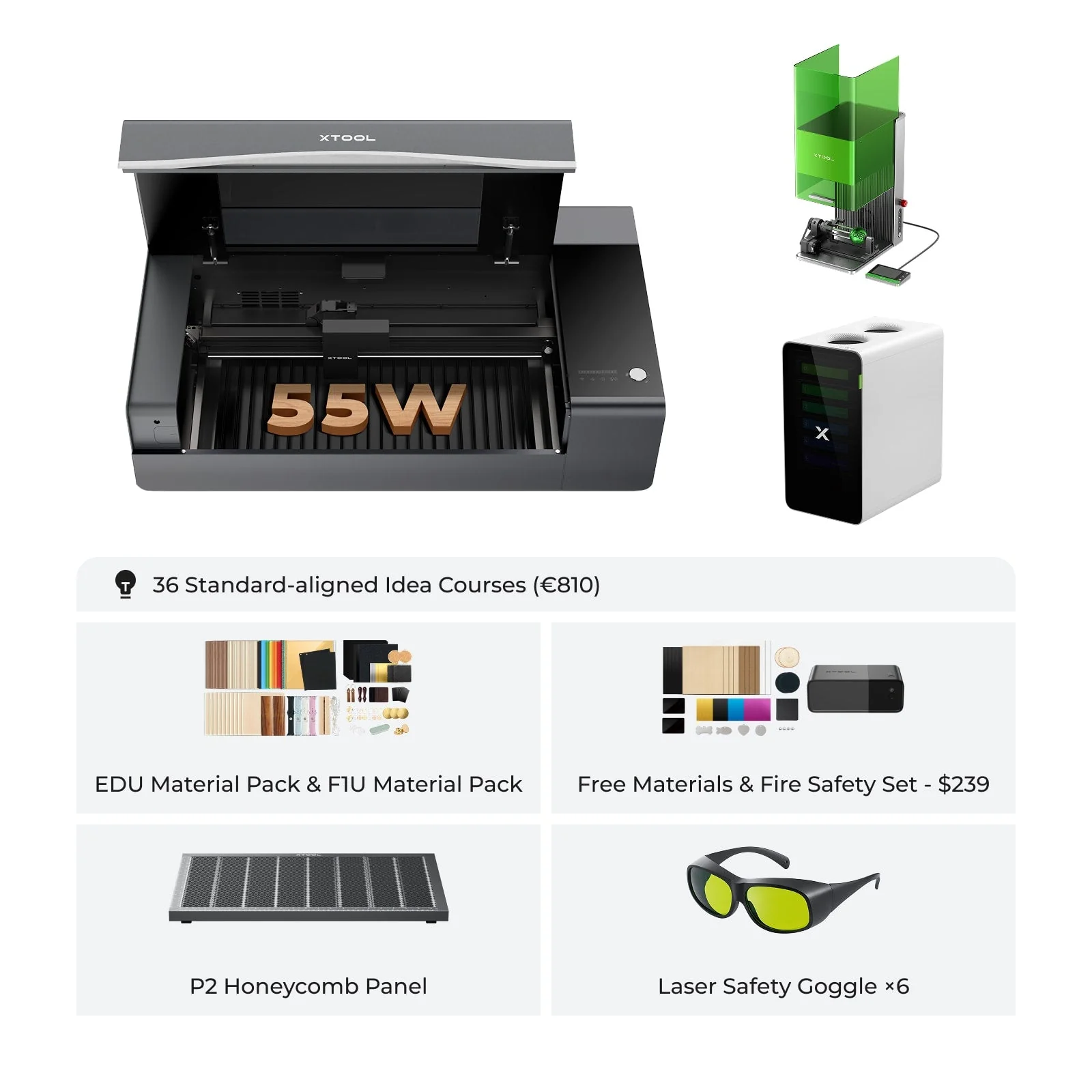 xTool F1 Ultra 20W Fiber- und Diode-Dual-Laser-Gravierer für Bildung - Image 17