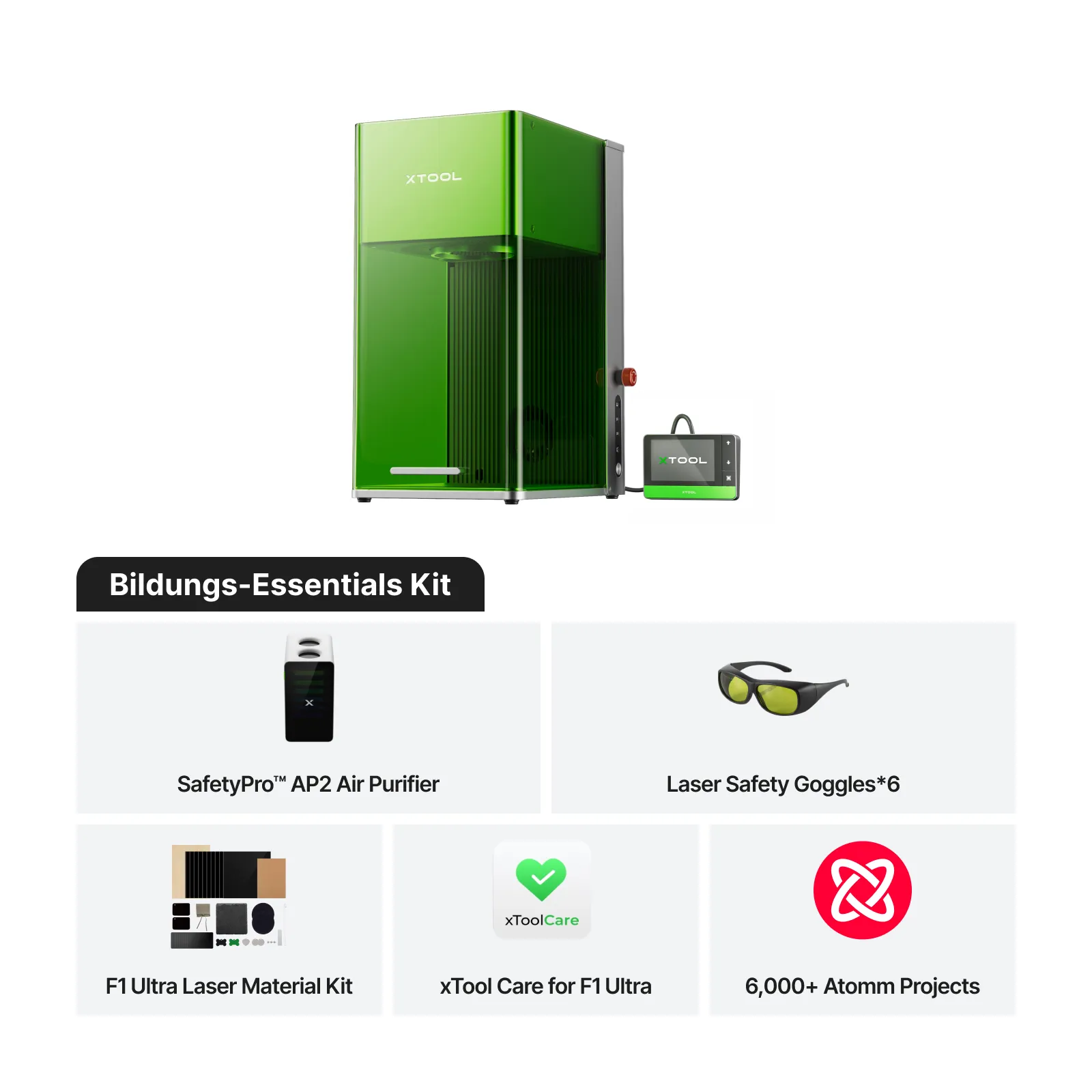 xTool F1 Ultra 20W Fiber- und Diode-Dual-Laser-Gravierer für Bildung - Image 18