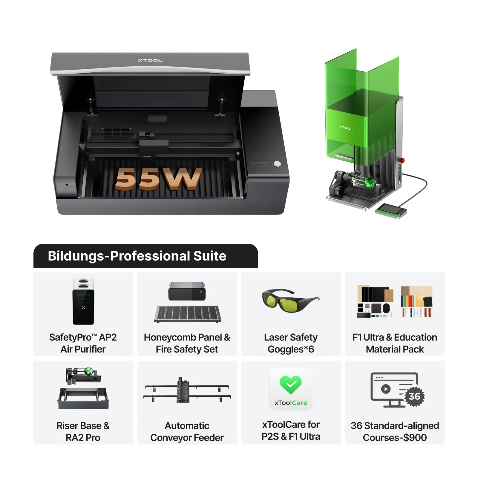xTool F1 Ultra 20W Fiber- und Diode-Dual-Laser-Gravierer für Bildung - Image 19