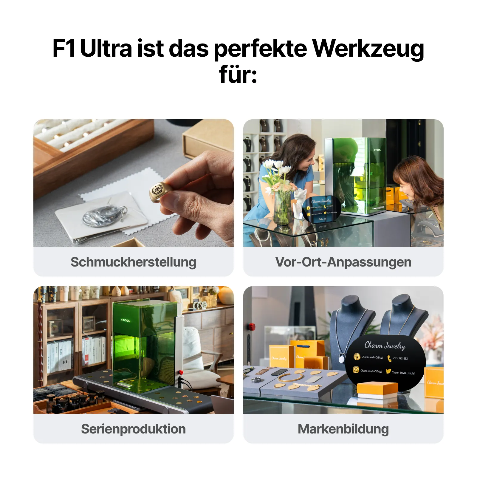 xTool F1 Ultra 20W Fiber- und Diode-Dual-Laser-Gravierer für Bildung - Image 8