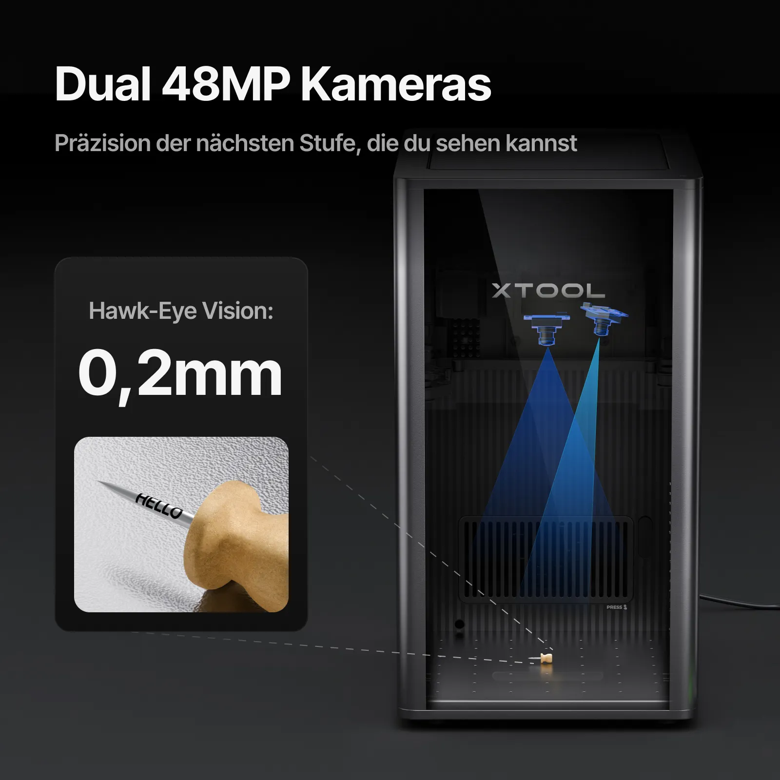 xTool F2 Ultra 60W MOPA & 40W Dioden-Dual-Lasergravierer - Image 5