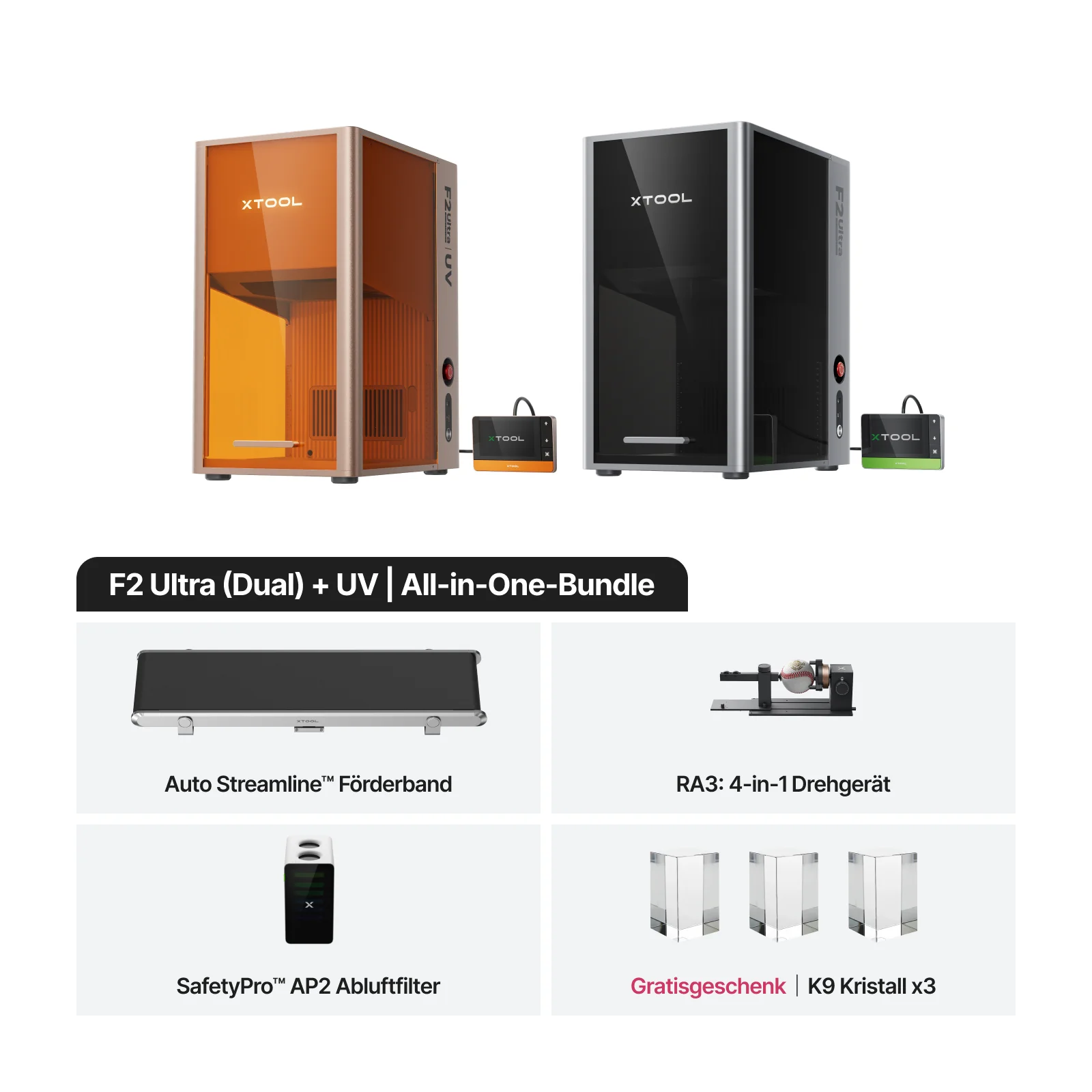 xTool F2 Ultra MOPA + F2 Ultra UV Ultimatives Produktives Business Duo - Image 11