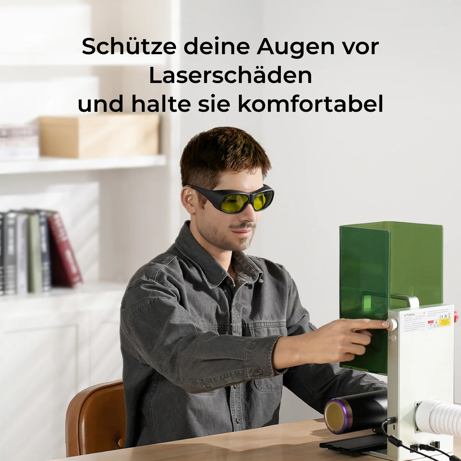 xTool Laser-Schutzbrille für 316nm-450nm & 900nm-1080nm Laser - Image 3