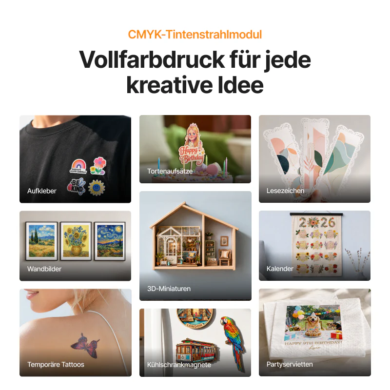 xTool M2 Druckmodul für CMYK-Tintenstrahldruck - Image 2