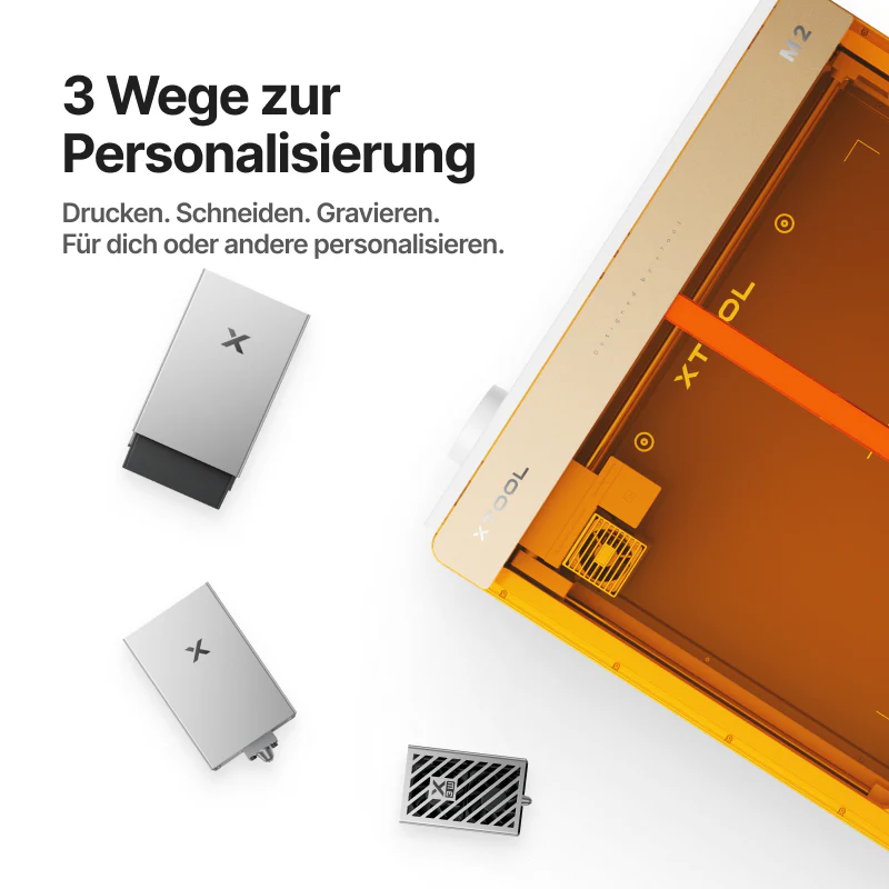 xTool M2 – Kreativer Lasergravierer mit Farbdruck | CMYK-Druck & 10W/20W Diodenlaser - Image 3