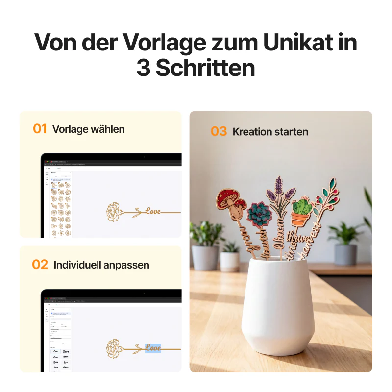 xTool M2 – Kreativer Lasergravierer mit Farbdruck | CMYK-Druck & 10W/20W Diodenlaser - Image 8
