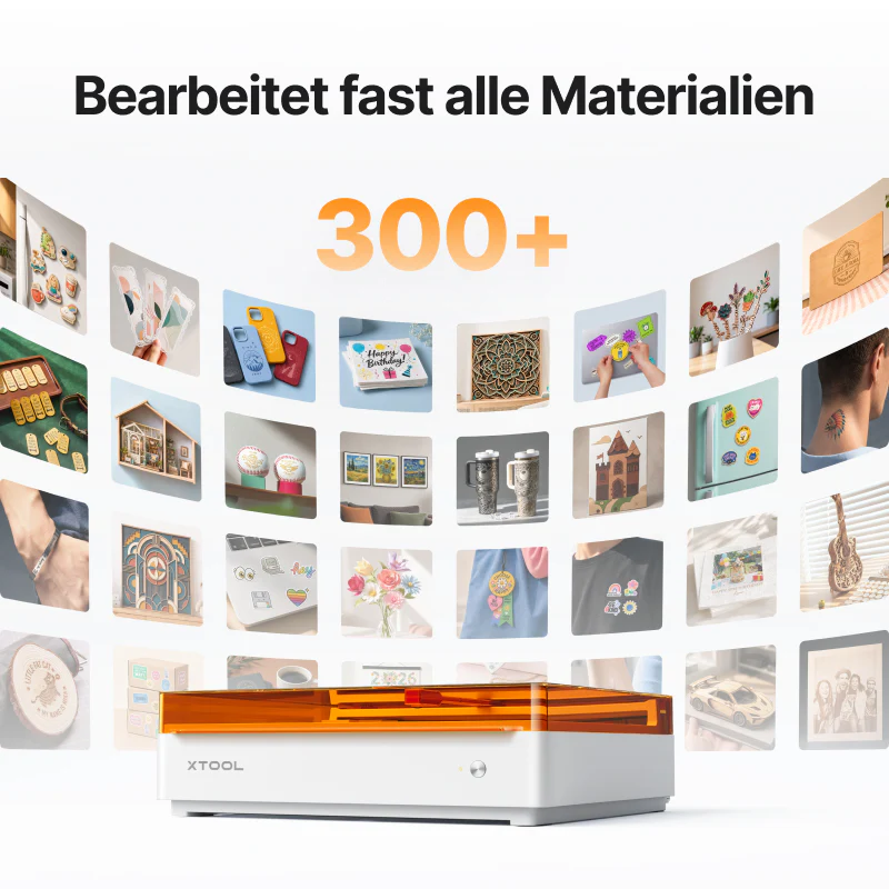 xTool M2 – Kreativer Lasergravierer mit Farbdruck | CMYK-Druck & 10W/20W Diodenlaser - Image 9