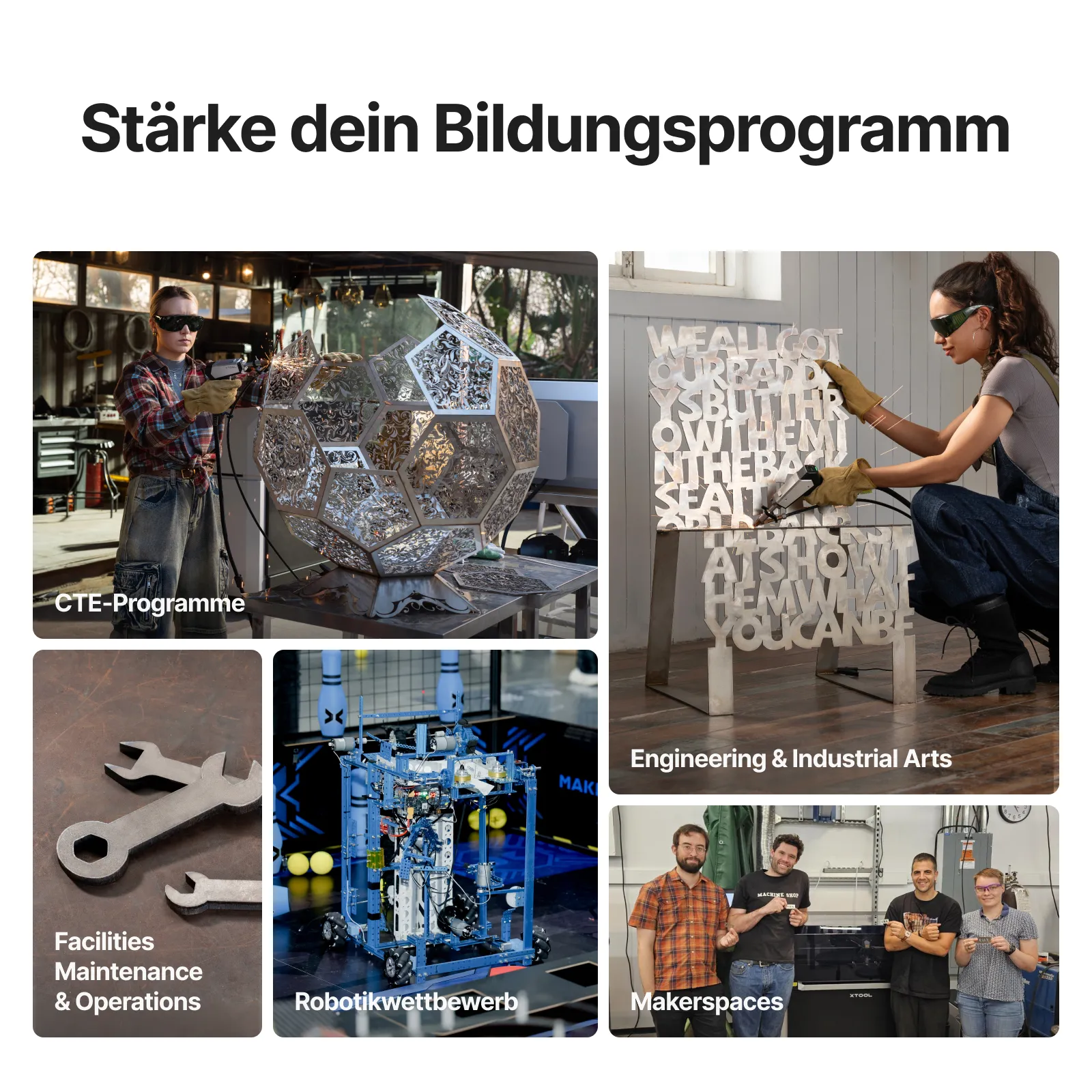 xTool MetalFab Laserschweißgerät / CNC-Schneider für Bildung - Image 6