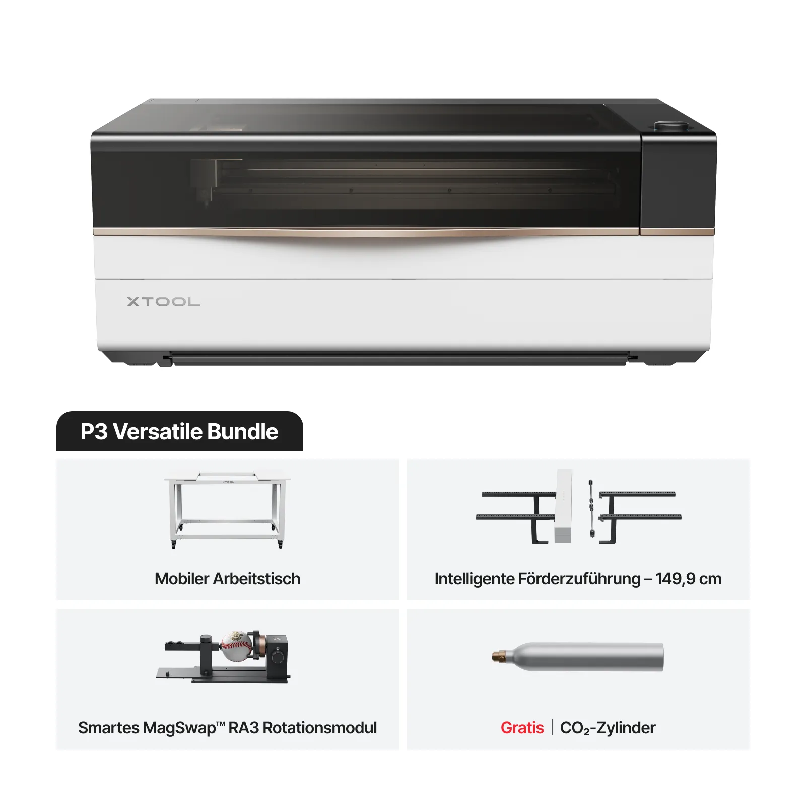 xTool P3 80W Flaggschiff-CO2-Laserschneider mit intelligenter Automatisierung - Image 3