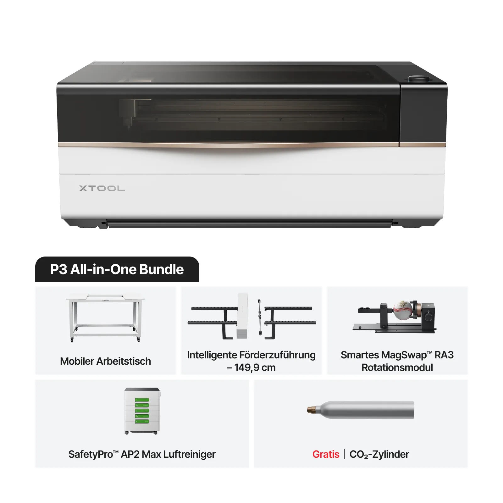 xTool P3 80W Flaggschiff-CO2-Laserschneider mit intelligenter Automatisierung - Image 4