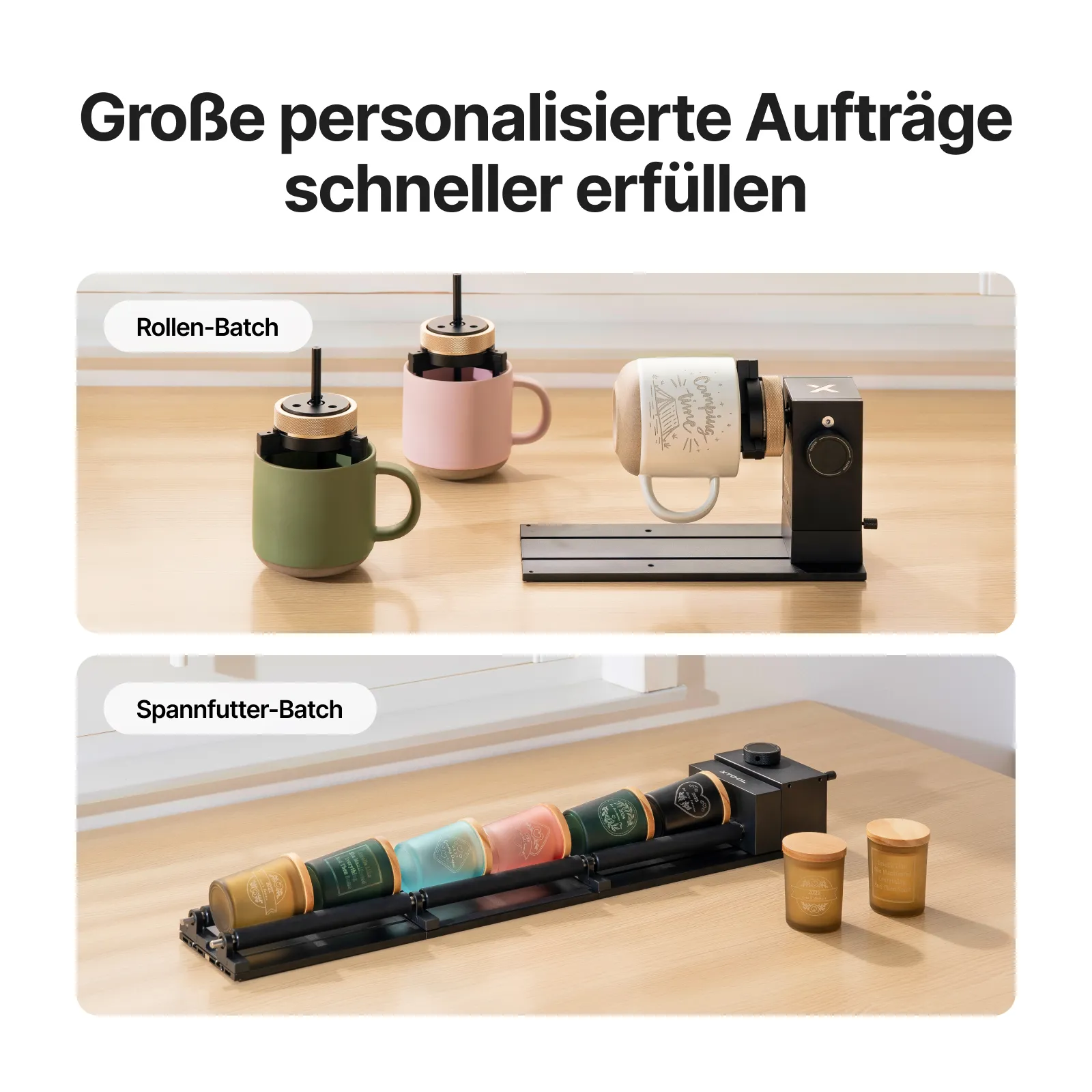 xTool RA3 & RA3 Lite: Weltweit erstes smartes MagSwap™-Rotationsmodul - Image 10