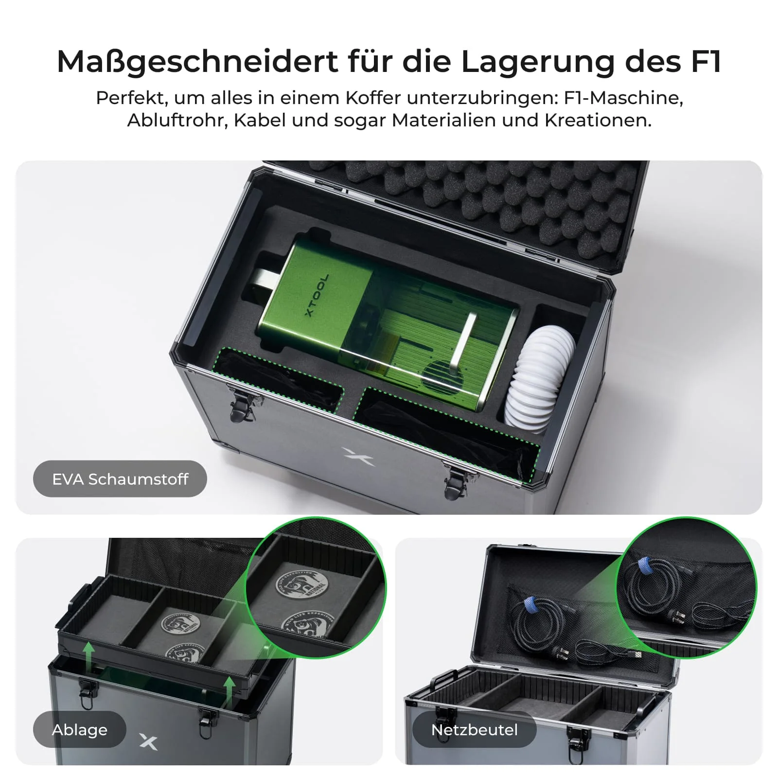 xTool Rollender Hartschalenkoffer für den F1 - Image 2