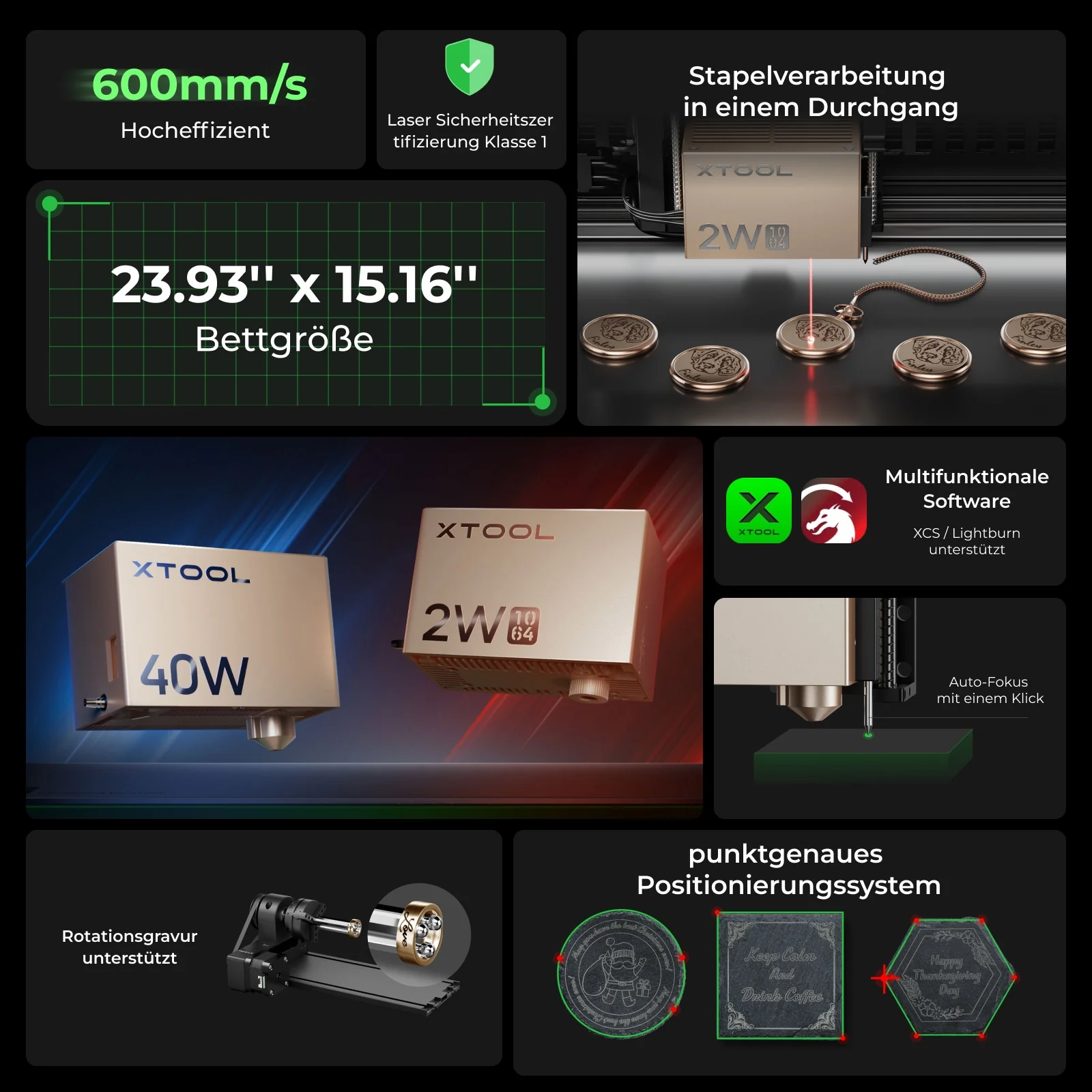 xTool S1 + 1064nm IR-Laserkit: Geschlossener Diodenlaser-Gravierer & Cutter - Image 10