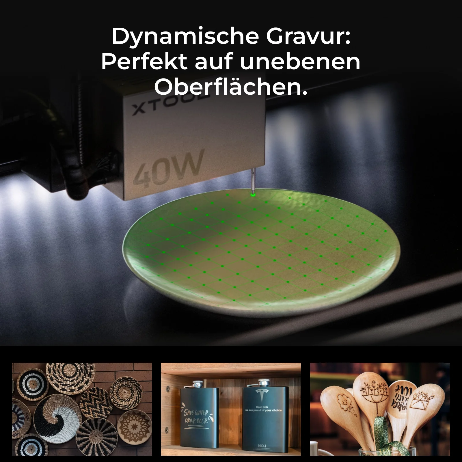xTool S1 + 1064nm IR-Laserkit: Geschlossener Diodenlaser-Gravierer & Cutter - Image 12