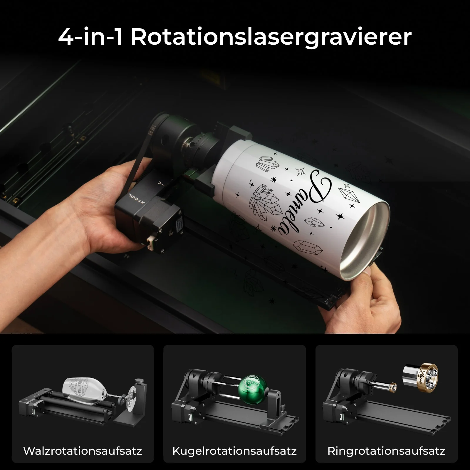 xTool S1 + 1064nm IR-Laserkit: Geschlossener Diodenlaser-Gravierer & Cutter - Image 14