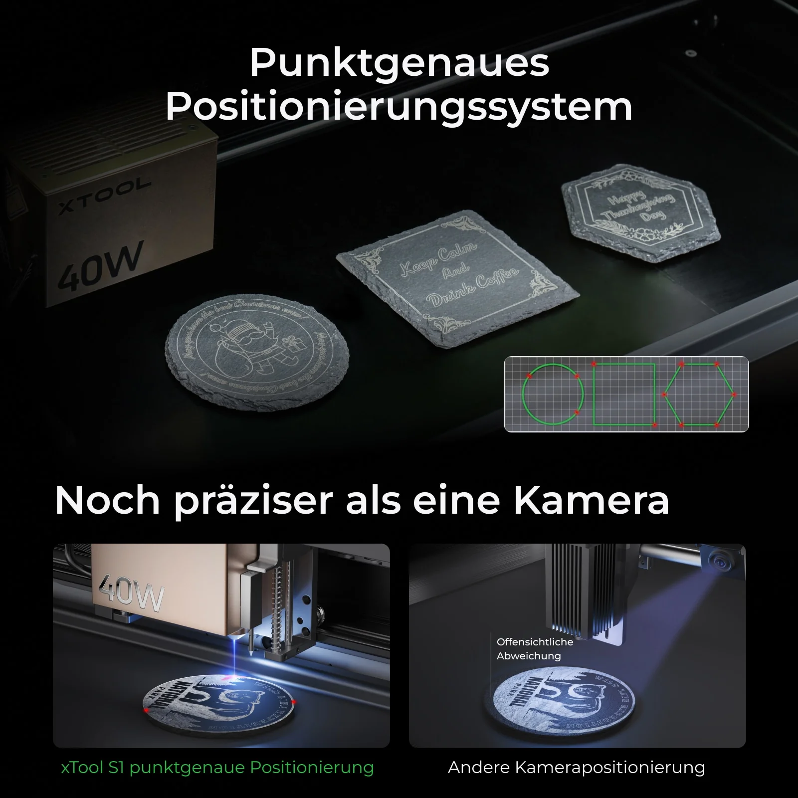 xTool S1 + 1064nm IR-Laserkit: Geschlossener Diodenlaser-Gravierer & Cutter - Image 5
