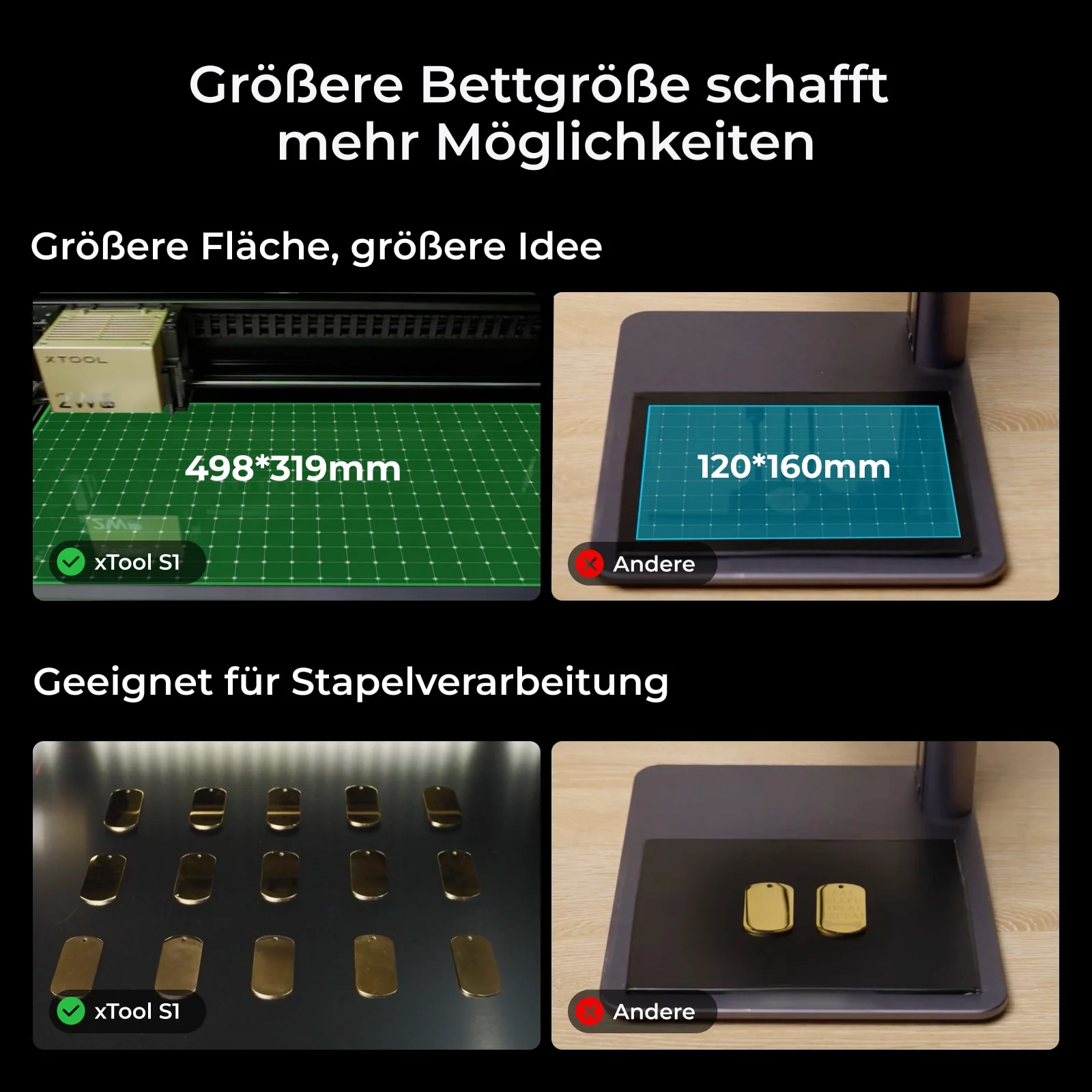 xTool S1 + 1064nm IR-Laserkit: Geschlossener Diodenlaser-Gravierer & Cutter - Image 6