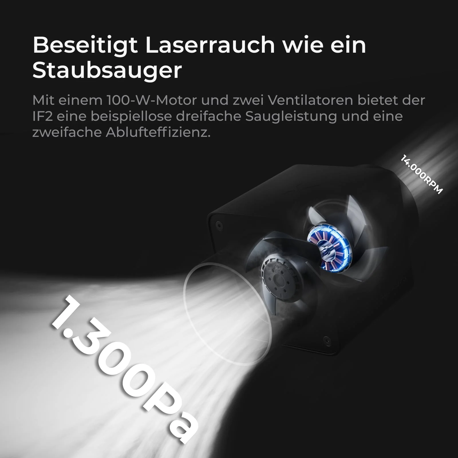 xTool SafetyPro™ IF2 2.0 Rohrventilator - Image 3